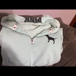 PINK turquoise pull over